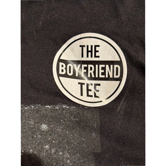 Marilyn Monroe Juniors sz XL short sleeve black t-shirt the Boyfriend Tee NWT - Picture 3 of 8